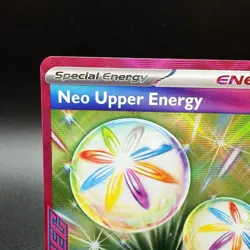 Neo Upper Energy 162/162 ACE SPEC Rare Pokemon TCG SV05: Temporal Forces NM - Image 2