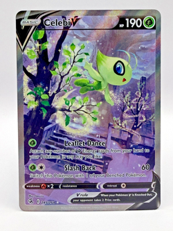 Celebi V 245/264 - Fusion Strike Alternate Art Pokemon TCG - NM - Image 1
