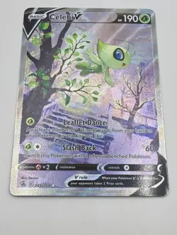 Celebi V 245/264 - Fusion Strike Alternate Art Pokemon TCG - NM - Image 3