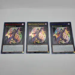 Yugioh 3x Ebon Illusion Magician (Red, Gold, Blue) LDS3-EN091 1st Ed - NM - Image 2