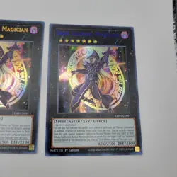 Yugioh 3x Ebon Illusion Magician (Red, Gold, Blue) LDS3-EN091 1st Ed - NM - Image 5