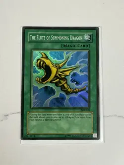 YUGIOH MISPRINT! FLUTE OF SUMMONING DRAGON SDK-042 SUPER Faded - Image 1