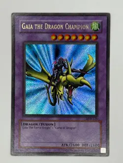 Gaia the Dragon Champion LOB-125 - Legend of Blue Eyes Ultra Rare Yu-Gi-Oh - LP - Image 1