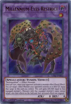 Yugioh! MP Millennium-Eyes Restrict - LED2-EN003 - Ultra Rare - 1st Edition Mode - Image 1
