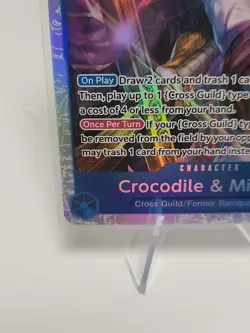 CROCODILE & MIHAWK - One Piece ST25-003 - SR Super Rare - Starter Deck 25 - Image 4