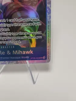 CROCODILE & MIHAWK - One Piece ST25-003 - SR Super Rare - Starter Deck 25 - Image 5
