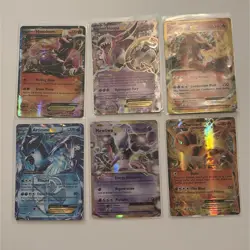 Lot If 6 Old EX Pokemon Cards Includes Charziard, Mewtwo, Houndoom And Articuno - Image 1