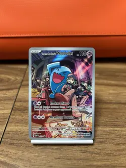 Team Rocket's Wobbuffet 203 Sv: Scarlet & Violet Promo Cards Holo - Image 1
