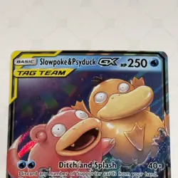 Slowpoke & Psyduck GX 35/236 Rare Holo Pokemon Card - Image 3