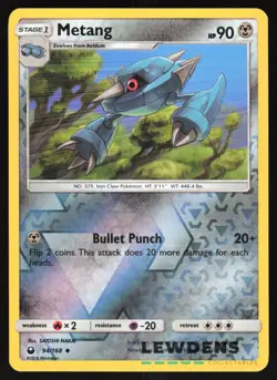Metang - 94/168 - Reverse Holo Uncommon - Celestial Storm - Pokemon Card - Image 1