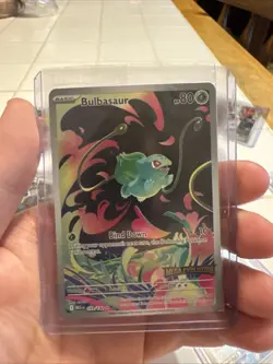 Pokemon TCG Bulbasaur Mega Evolutions 133/132 Illustration Card Still Sealed - Image 1