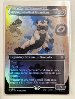 MTG – Avatar – Appa, Steadfast Guardian Borderless Foil – Mythic 0316 - Image 1