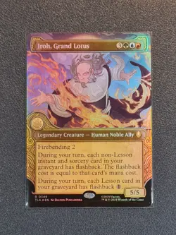MTG Iroh, Grand Lotus - Showcase Foil - TLA - Near Mint+ Condition - Image 1