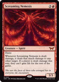 Screaming Nemesis [Duskmourn: House of Horror] Foil Near Mint - Image 1