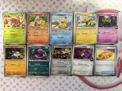 Pokemon Destined Rivals Complete Base Set 165 Cards - Common/Uncommon/Holo Rare - Image 1