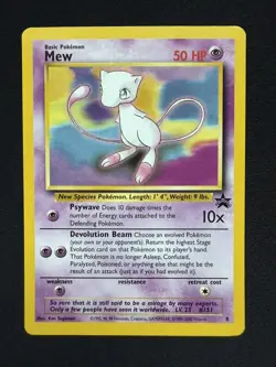 Pokemon TCG - Mew-8 Promo Wizards Black Star Promos Near Mint - Image 1