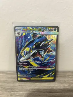 Pokemon Mega Sharpedo ex 127/094 Me02: Phantasmal Flames Holo - Image 1