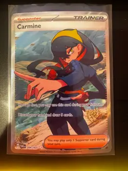 Carmine 204/167 Ultra Rare Holo SV06: Twilight Masquerade Pokemon TCG NM - Image 1