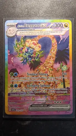 Alolan Exeggutor ex 242/191 Sv08: Surging Sparks Holo - Image 1