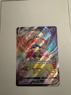 Pokemon Alcremie VMAX 023/073 Champions Path Ultra Rare Holo 310 HP Psychic - Image 1