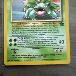 Pokemon TCG Venusaur No.003 CD Promo Holo 1998 English - Image 3