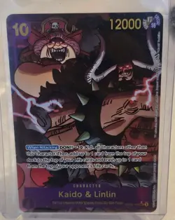 Kaido & Linlin (Alt Art) SEC OP08-119 One Piece Two Legends NM or Better - Image 1