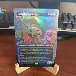 MTG: Lutri, the Spellchaser BORDERLESS FOIL #52, NM March of the Machines Card!! - Image 1