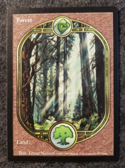 Forest Unglued NM Basic Land Extended / Full Art MAGIC GATHERING CARD (DS3D1G3) - Image 3