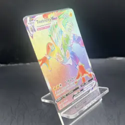 Pokemon TCG Toxtricity VMAX 196/192 Rebel Clash Rainbow Rare Card - Image 2