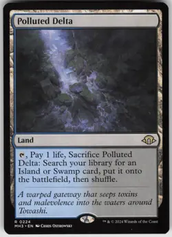 MTG Polluted Delta Normal NM Modern Horizons 3 Magic 224 - Image 1