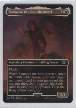 Borderless Scene - Samwise the Stouthearted (Mount Doom Scene) Foil #0449 - Image 1
