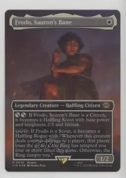 Borderless Scene - Frodo Sauron's Bane (Mount Doom Scene) Foil #0448 - Image 1