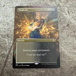 Vindicate Borderless - Modern Horizons 2- MTG Magic the Gathering - NM - Image 1