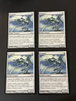 Frogmite X4 Mirrodin Ex Condition See Pics Front Back - Image 1