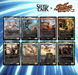 Street Fighter X Secret Lair Non Foil Edition MTG SLD Hadouken Ryu Chun-Li Magic - Image 4