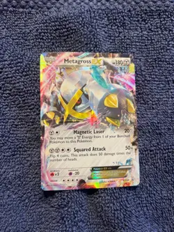 Pokemon TCG - Metagross EX XY34 Black Star Promo Holo Rare Shiny NM - Image 1