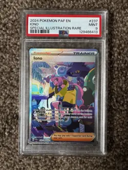 Pokemon Paldean Fates IONO Trainer Special Illustration Rare 237/091 - PSA 9 - Image 1