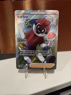Ball Guy (Full Art) 065/072 Shining Fates Holo Pokemon TCG NM - Image 1