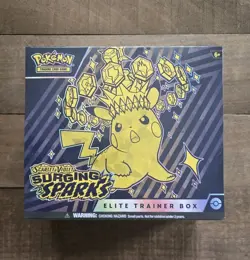 Pokemon Scarlet & Violet Surging Sparks ETB Elite Trainer Box Sealed - NEW - Image 1