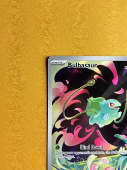 Bulbasaur | 133/132 | Mega Evolution Illustration Rare | Pokemon NM Condition - Image 3
