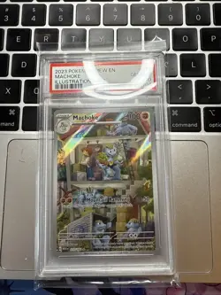 2023 Pokemon Machoke Illustration Rare Scarlet & Violet 151 177/165 PSA 10 - Image 1