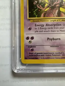 Mewtwo Pokemon 2000 Black Star Promo #14 Grade 8.5 Cgc Mewtwo Strikes Back - Image 2