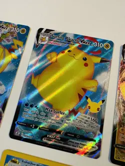 Pokemon Flying Surfing PIKACHU Blastoise Reshiram Donphan Celebrations Lot - Image 3