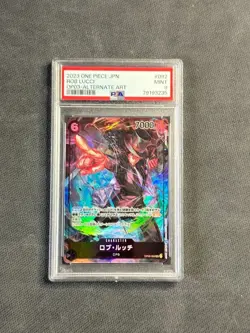 Rob Lucci - 2023 One Piece Card Game JPN. OP03-Alternate Art OP03-092 SR PSA 9 ! - Image 1