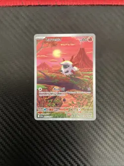 Larvesta 099/086 SV: Black Bolt Illustration Rare Holo Pokemon TCG Card NM - Image 1