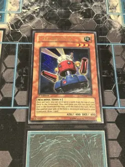 Yugioh TCG Card Trooper DP03-EN009 1st Ed Ultra Rare Lightly Played - Image 1