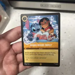 Disney Lorcana TCG Lilo & Stitch-Ohana Means Family Stitch Action Card 32/204 - Image 1