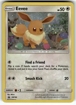 Eevee - (Cosmos Holo) SM184 SM Promos NM Pokemon Card TCG - Image 1