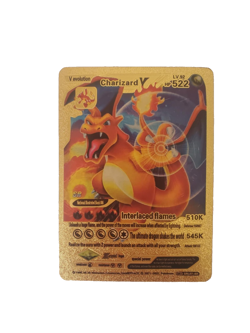 Pokemon Charizard V Evolution gold card 545k damage and 510k damage hp 522 rare - Image 1