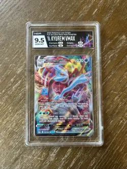 Kyurem VMAX 049/196 Lost Origin Full Art HGA 9.5 GEM MINT Pokemon Card - Image 1